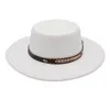 Berets Igreja Francesa Bowler Mulheres Fedora Chapéu Fascinator Lã Homens Jazz Sentiu Elegante Aba Larga Senhoras Banquete Outono Inverno Vestido