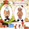 Décorations de Noël 1pcs Résine Funny Naked Santa Claus Pendentif Noël Mâle Femme Arbre Decora 2022 Année Fête pour la décoration de la maison Drop de Dhnw3