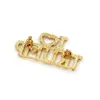 Konst och hantverk jag älskar Trump Rhinestones Brosch Pins For Women Glitter Crystal Letters Coat Dress Smycken Brosches Drop Delivery Home Dh6nf