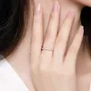 Smyoue Test Passed Ring Matching Wedding Diamond Band for Women 925 Sterling Silver Female Crown Single Tail Ring 240124