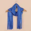 Scarves Summer Hollow Out Thin Shawls For Women Long Lurex Shiny Sunscreen Cloak Female Wedding Party Evening Head Scarf Wraps