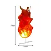 Décoration de fête Accessoires de décoration d'Halloween Simulation Lampe de boule de feu flottante Lumière d'ambiance de flamme de feu artificielle pour le rôle de cosplay