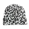 Beanie / Skull Caps 2021 Novos gorros para mulheres homens moda adulto boné leopardo cúpula quente grosso elástico chapéu de malha inverno yq240207