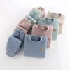 Herbst Winter Pyjamas Für Kinder Plus Samt Verdickung Housecoat Set Warme Freizeit Haus Jungen Outfit Nette Mädchen Kleidung 240202