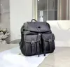 Zaino da uomo di famoso designer, borsa da trekking all'aperto in pelle bovina di nylon, borsa a tracolla, borsa da viaggio da donna borsa da scuola Borsone borsa a tracolla tracolla Cartelle Borsa da viaggio