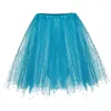 Faldas Niñas Lentejuelas 3 capas Malla Poncho Falda Ballet Danza Rainbow Star Glitter Ball Vestido Fiesta Ropa Mujer