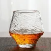 Japansk disig luftglas snöflingor faller whisky tumbler hammare mönster whisky cup xo konjak dricksglasögon vinglas 240127