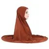 Etnische kleding Moslim Instant Hijab voor vrouwen Ramadan Gebedshoofd Wrap Sjaals Maleisië Tulband Hoofddeksels Klaar om hoofddoek direct te dragen