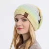 Beanie / Skull Caps Quente Inverno Pescador Gorros para Mulheres Tie Dye Chapéu de Malha Térmica Pelúcia Neve Ski Caps Feminino Grosso Lã Ao Ar Livre Earflap Cap YQ240207