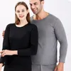 Heren Thermisch Ondergoed Sets Heren Dames Plus Fluwelen Verdikking Innerlijke Slijtage Fleece Warm Houden Lingerie Winterkleding 2024