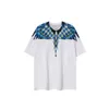 MB T-shirt da uomo 24ss designer Marcelo MB Trendy Badminton a maniche corte Scacchiera Ali Stampate T-shirt da uomo Estate 5898