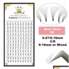 False Eyelashes 3D/4D/5D/6D/10D Premade Lashes Wide Fans Short Stem Russian Volume Eyelash Extensions Faux Mink Drop Delivery Health Dho8U