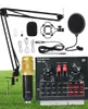 BM 800 Professional O Microphones V8 Sound Card Set BM800 Mic Studio Condenser Microphone For Karaoke Podcast Recording Live S2094196