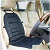 Cubiertas de asiento de automóvil Ers 160G Cojín de silla con calefacción Estilo Cojín de invierno Cojines Tela plana Veet Er para automóviles Van Home Drop Entrega Automobil OT1BM