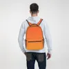 Sırt çantası modern modaya uygun soyut sarı turuncu ombre kızlar erkekler için düz renkli sanat seyahat sırt çantası günlük okul dizüstü