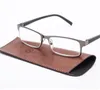 Varumärke Highend Business Reading Glasses Men rostfritt stål PD62 Glasögon Ochki 175325 Grad Gafas de Lectura5322616