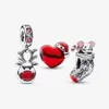 Charms 925 Sterling Sier Natale Mouse e renna Charm Set Fit originale braccialetto europeo Moda donna Gioielli di Halloween Drop Dhbwu