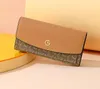 Kvinnor 1932 designer långa plånböcker Vanliga tryckkopplingar mjuk läder personaliserad med foto fällning stor kapacitet plånbok för telefon liten handväska