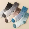 Chaussettes pour hommes 1 paire de velours de corail chaud sommeil doux épaissi hiver coton moelleux pour adultes