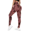 Women's Leggings Seamless Tie Dye For Women High Waist Elastic Push Up Gym Tights Tummy Control Workout Sport Fitness Pants Ladies