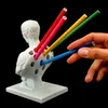 Julius Caesar statue Office Desk Pen Holder Organizer Decor pen Rack Gift Stationery teacher gift 240124