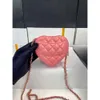 المرأة الفاخرة الأكياس اليدوية CC MINI Bag Crossbody مصمم Love Love Shape Heart Counter Chain WOC Hands Handbags أصلية للإناث الأنيق