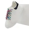6 цветов, круглые модные шнурки с бриллиантами, ширина 4 мм, индивидуальные повседневные шнурки для кроссовок, длина 60200 см, подвеска на заказ 240130