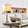 Table Lamps Gold Bedside Set Of 2 For Bedroom - Modern With USB Charging Port Living Room End Nightstand Lamp 3-Way