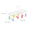 Hangers Sock Rack Plastic Anti-slip Drying Clothes Small Multi-Purpose Coat Pp Laundry Hanging
