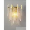 Настенные светильники Vintage Wandlamp Spot Lights Luminaria Led Candles Penteadeira Camarim Luminaire Applique Антикварный деревянный Pley Drop Delive Dh1Rf