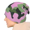 Bérets Rose Camouflage Camo Bonnet Chapeaux Tricot Chapeau Hip Hop Plein Air Skullies Bonnets Hommes Femmes Printemps Thermique Élastique Casquettes