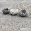 Craft Tools Concrete Flower Shaped Candle Holder Molds Round Tealight Sile Cement Candlestick Moldscraft Drop Delivery Home Garden A Dhaha