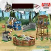 Lepin Blocks Jurassic Dinosaur Building Scene Set Piccole particelle Militare Tower Defense Assembly Toy 88002 Consegna a goccia Otnyx