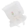 White Color Notebook Cover Lace Decorative Book Sleeve Delicate Diary Covers Washable Cloth