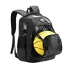 Backpack Wholesale Functional Sports Team Football Back Support Basketball Bag With Soft Handle Price OEM Customized