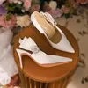 Scarpe eleganti Primavera/Estate a punta Bocca superficiale Raso Perla Acqua Diamante Farfalla Matrimonio Tacchi alti Sottili Banchetto Sandalo da donna