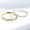 Smyoue-Test bestandener Ring, passender Ehering mit Diamanten für Damen, 925er-Sterlingsilber, weiblicher Kronen-Einzelschwanzring 240124