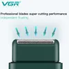 VGR Beard Shaver Rechargeable Hair Trimmer Electric Hair Cutting Machine Portable Recabating Hair Trimmer For Men V-390 240127