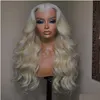 Synthetic Wigs 40 Inch 613 Honey Blonde Lace Front Human Hair Brazilian Body Wave Colored Hd Frontal Wig For Women Heat Resistant Dr Dhoue