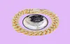 Colliers de chien xury Designer Collier Bracelet Bling Diamant Collier Chaîne En Or Cubain Pour Pitbull Gros Chiens Bijoux En Métal Matériel2014168