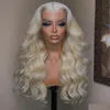 Synthetic Wigs 40 Inch 613 Honey Blonde Lace Front Human Hair Brazilian Body Wave Colored Hd Frontal Wig For Women Heat Resistant Dr Dhoue