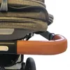 Baby Kinderwagen Griff Abdeckung Für Cybex balios s lux 28 cm länge Pu Leder Schutzhülle Rollstühle Kinderwagen Zubehör 240123