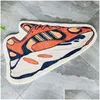 Carpets Designer Carpet Sneakers Shape Anti Slip Rugs Absorb Water Bathroom Hallway Entrance Living Room Deco Decorative Luxury Door Dhydj