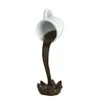 Dekorative Objekte Figuren Harz Statuen Schwimmende Kaffeetasse Kunst Skulptur Home Küche Dekoration Handwerk Spilling Magic Pouring L Ott4N