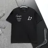 Summer Men Women Designers T Shirts Loose Oversize Tees Apparel Fashion Tops Mans Casual Chest Letter Shirt Luxury Street Shorts Sleeve Clothes Mens Tshirts