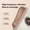 Electric GUA SHA Massager värmevibration Neck ansikte Lyftande röd infraröd anti rynka massager hudvårdsmassage verktyg 240201