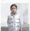 Crianças para baixo colete de algodão 2023 primavera outono meninas meninos moda coletes outerwear 314 anos crianças roupas 240130