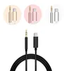 Cavi da USB C a maschio da 3,5 mm o Aux Jack per cuffie con rivestimento in nylon Altoparlante stereo Cavo musicale per auto per iPhone Samsung Google Pixel8384293
