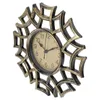 壁時計家の装飾くぼんだ時計ヴィンテージヨーロッパの数サイレント装飾女性