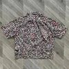 Chemises décontractées pour hommes Kapital Kountry Kazuhiro Hirata Chemise hawaïenne à manches courtes en imprimé léopard pour hommes et femmes